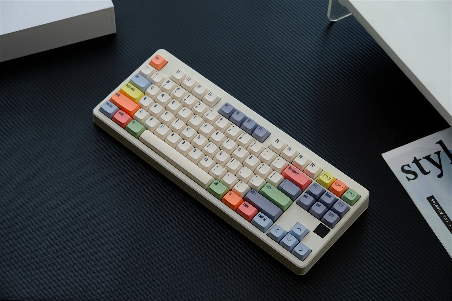 GMK Canvas Keycaps Dye Sub Keycap XDA PBT For Mechanical Keyboard Gaming 75% Color Key Caps Wooting Minimalism Retro Custom DIY