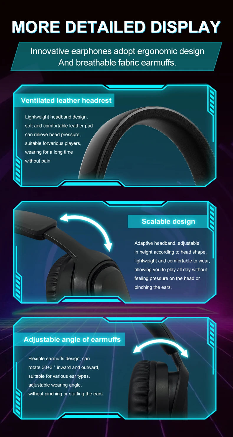 GT808 gaming headset