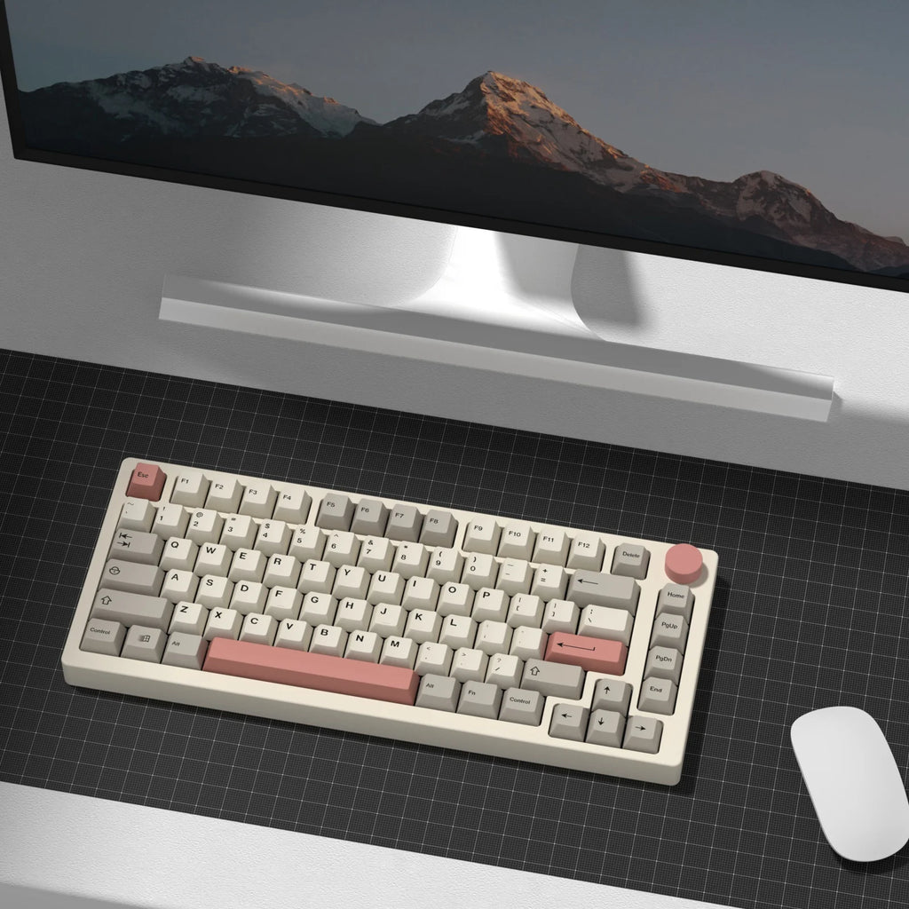 KBDiy 140 Keys PBT Keycap Custom Retro Korean GMK 9009 Keycaps for Mechanical Keyboard Gaming Cherry Profile Sublimation DIY
