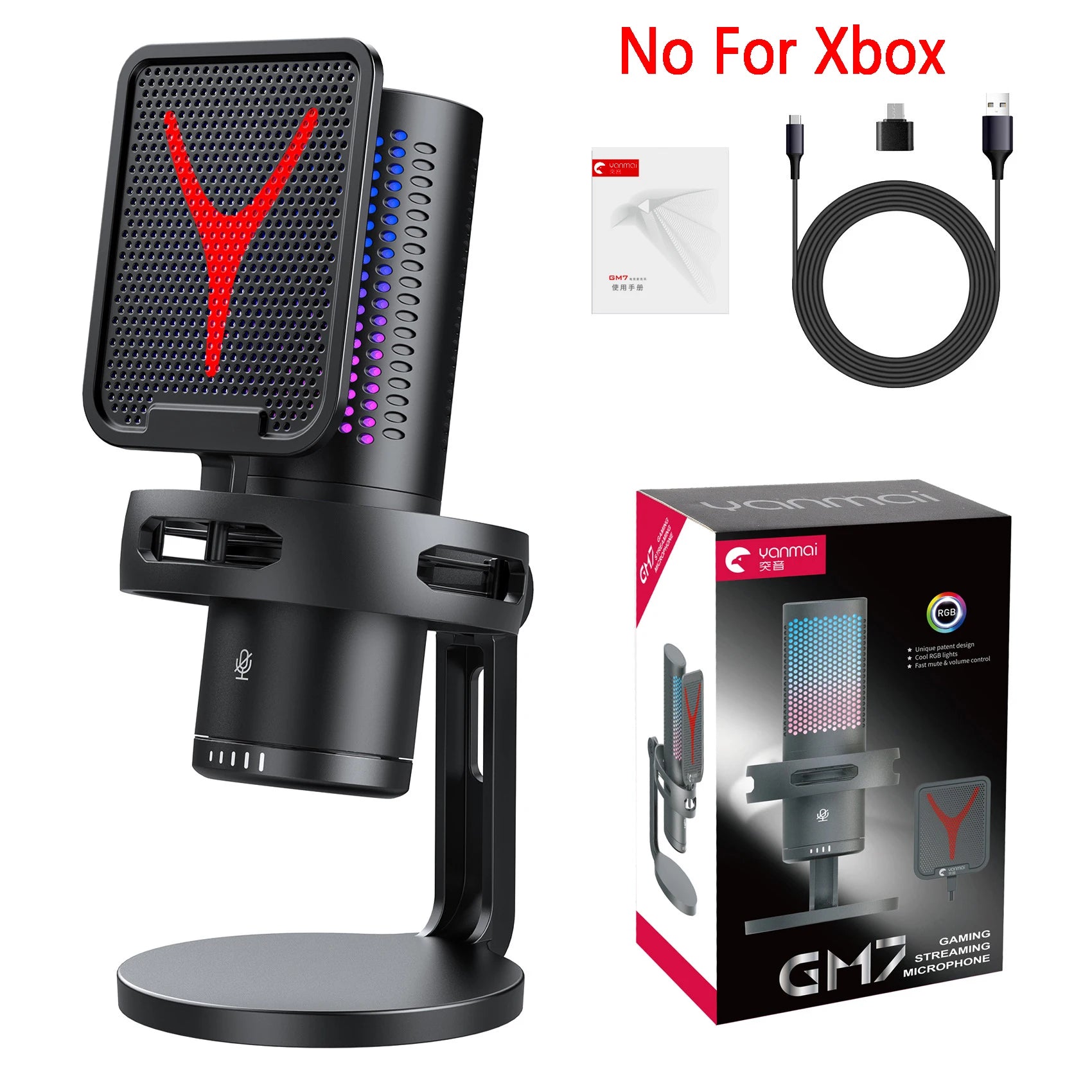 Gaming Computer Professional Condenser Microphone Mic PC Laptop USB