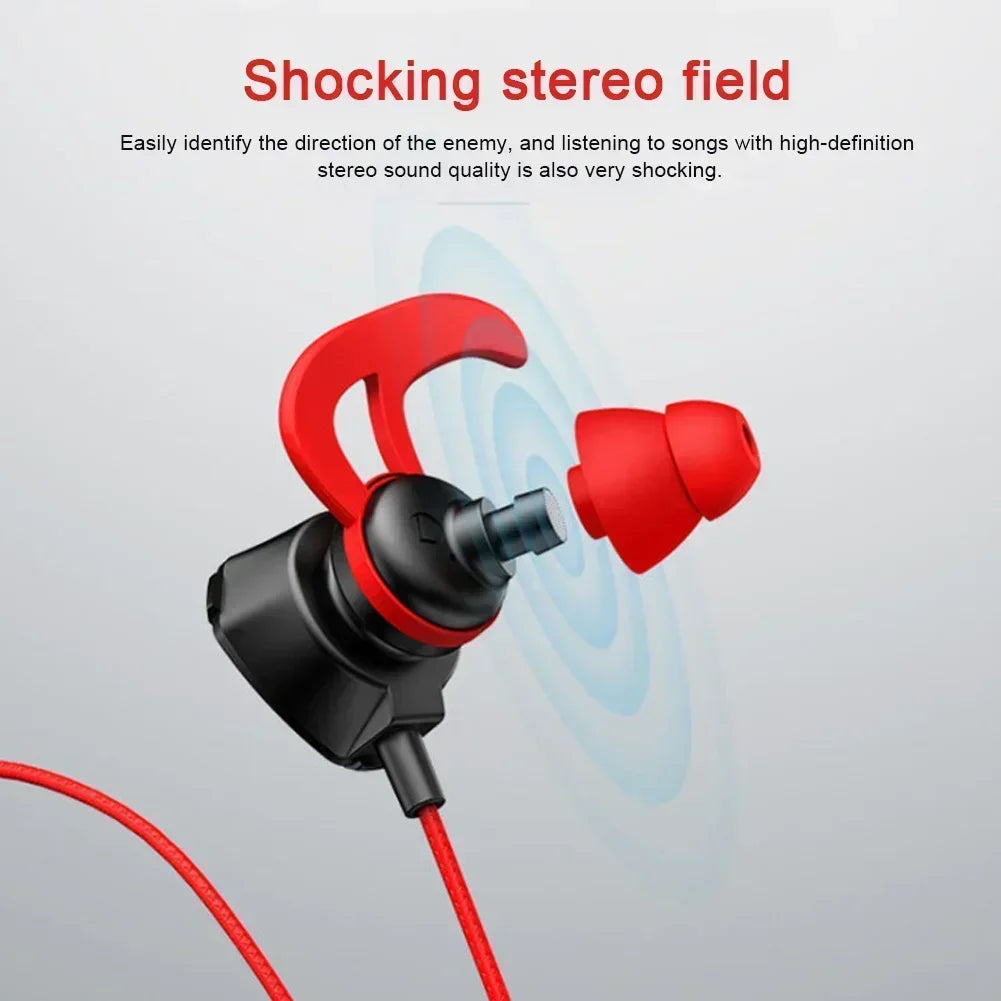 Headset Gamer Headphones Wired Earphone Gaming Earbuds With Mic