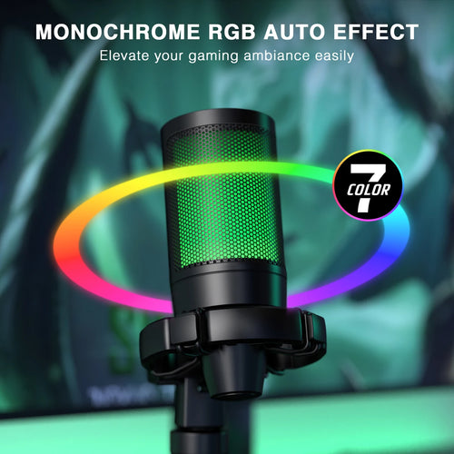 AmpliGame by FIFINE RGB USB Gaming Microphone