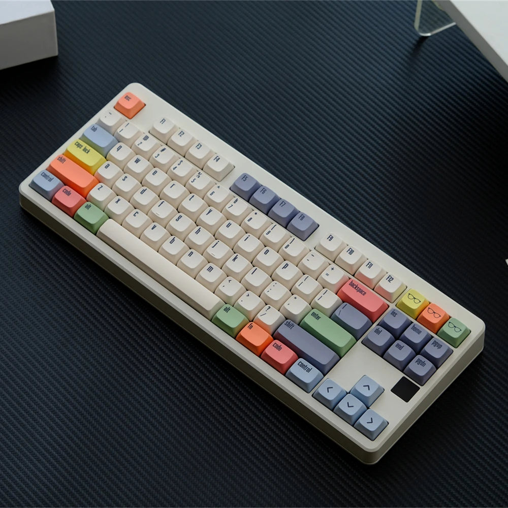 GMK Canvas Keycaps Dye Sub Keycap XDA PBT For Mechanical Keyboard Gaming 75% Color Key Caps Wooting Minimalism Retro Custom DIY