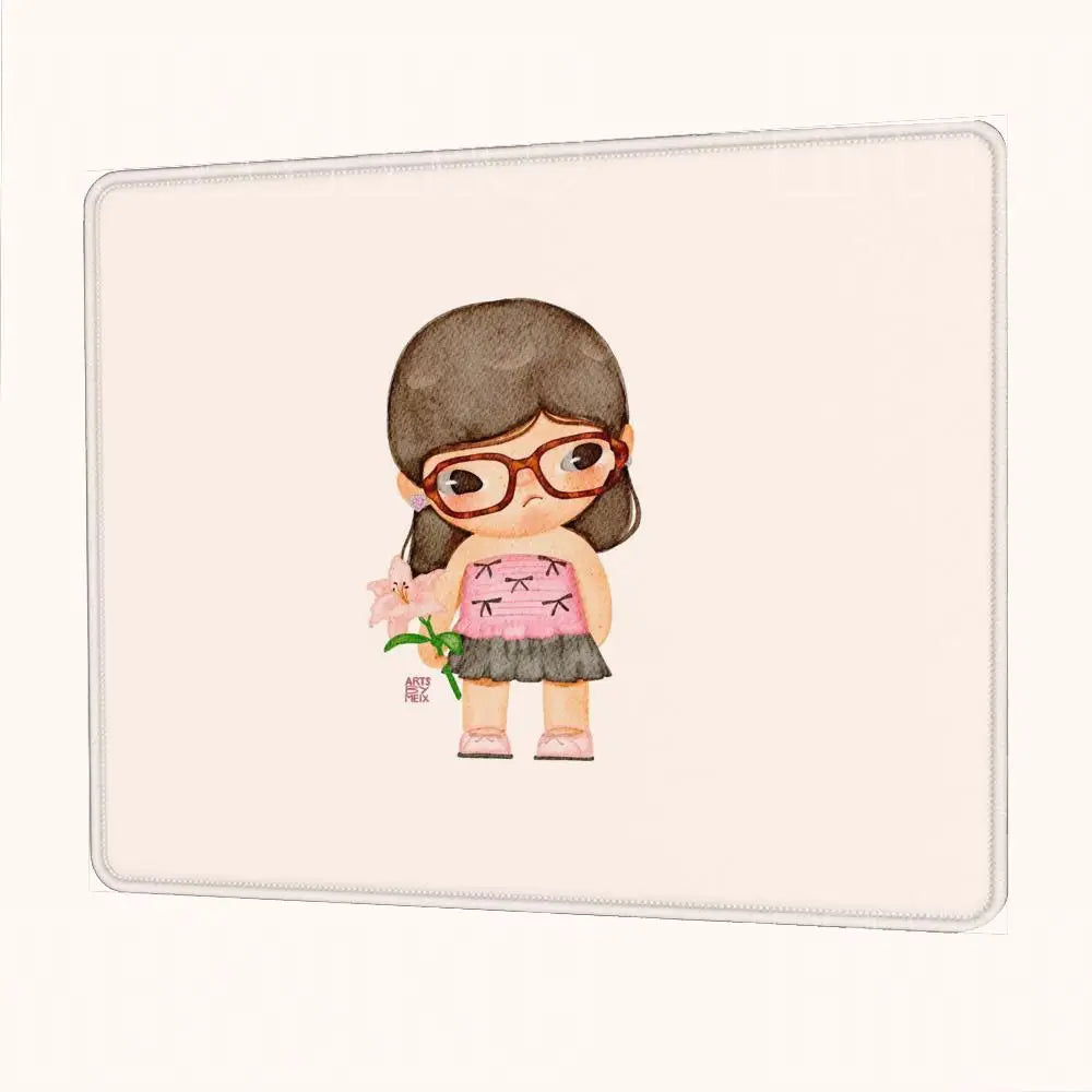 Cartoon H-Hirono Mousepad Mousepad New Arrivals Small Gaming Mousepad 45×40 Gamer Mouse Pad For Keyboards Mat