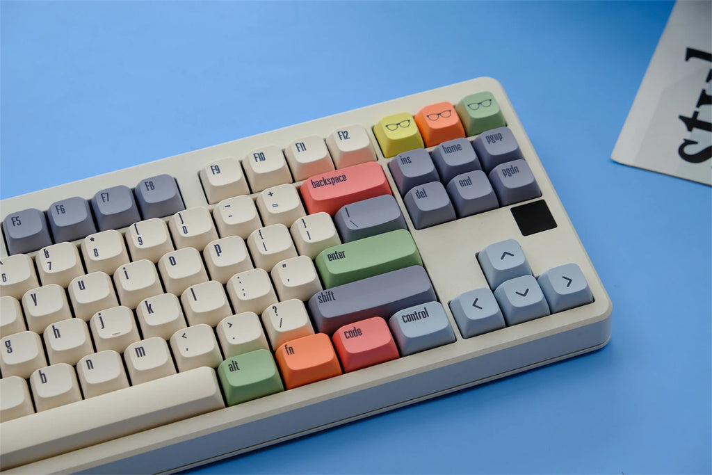 GMK Canvas Keycaps Dye Sub Keycap XDA PBT For Mechanical Keyboard Gaming 75% Color Key Caps Wooting Minimalism Retro Custom DIY