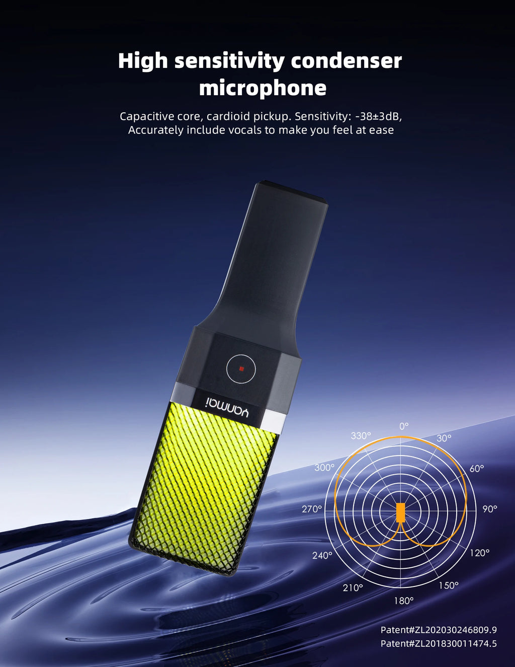 Gaming Computer Professional Condenser Microphone Mic PC Laptop USB