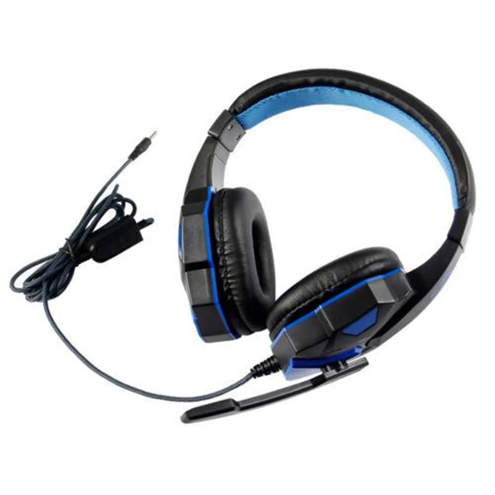 3.5mm Wired Gaming Headsets With 120° Adjustable Noise Cancelling Microphone Gamer Headphones For PS4/PS5/Xbox Smartphone Laptop