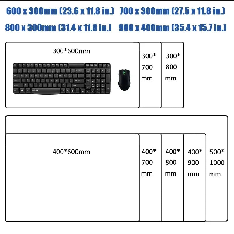 HD sci-fi style Computer Mouse Pad Gaming PC Accessories Large MausePad Sense of Science and Technology Desk mat Keyboard Pads