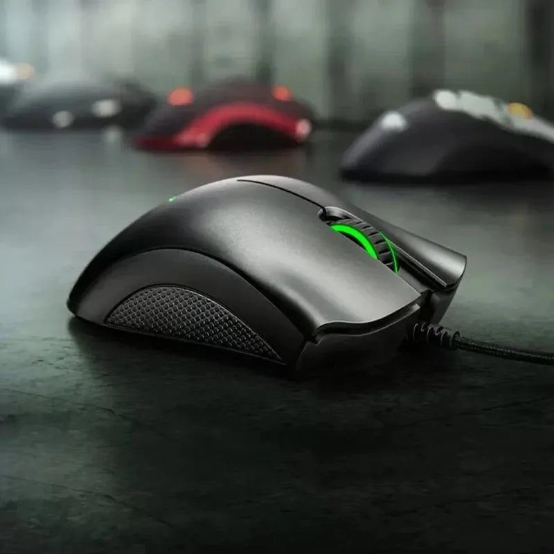 Razer DeathAdder Essential Wired Gaming Mouse – 6400 DPI Optical Sensor, USB, Ergonomic Gaming Mouse