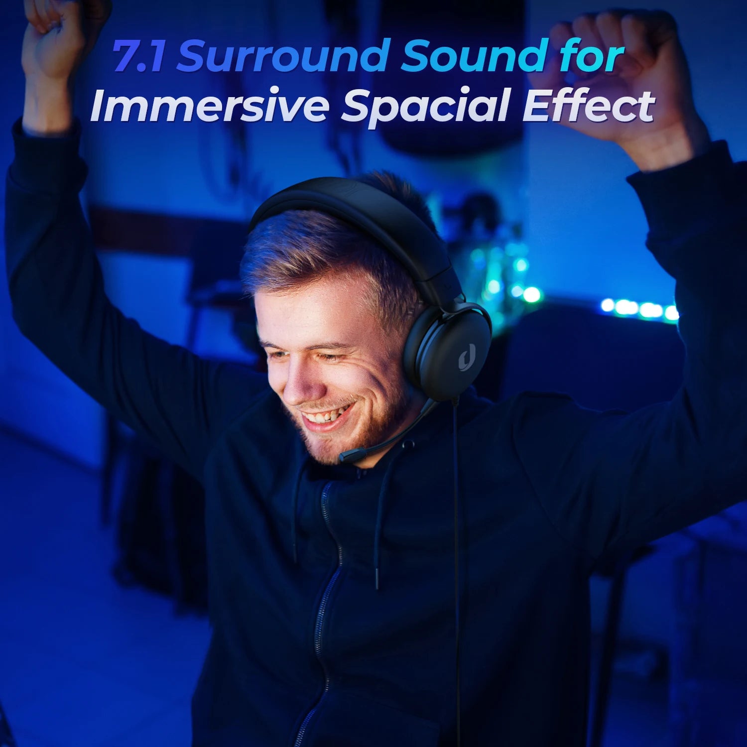 JEECOo Gaming Headset 7.1 sounds