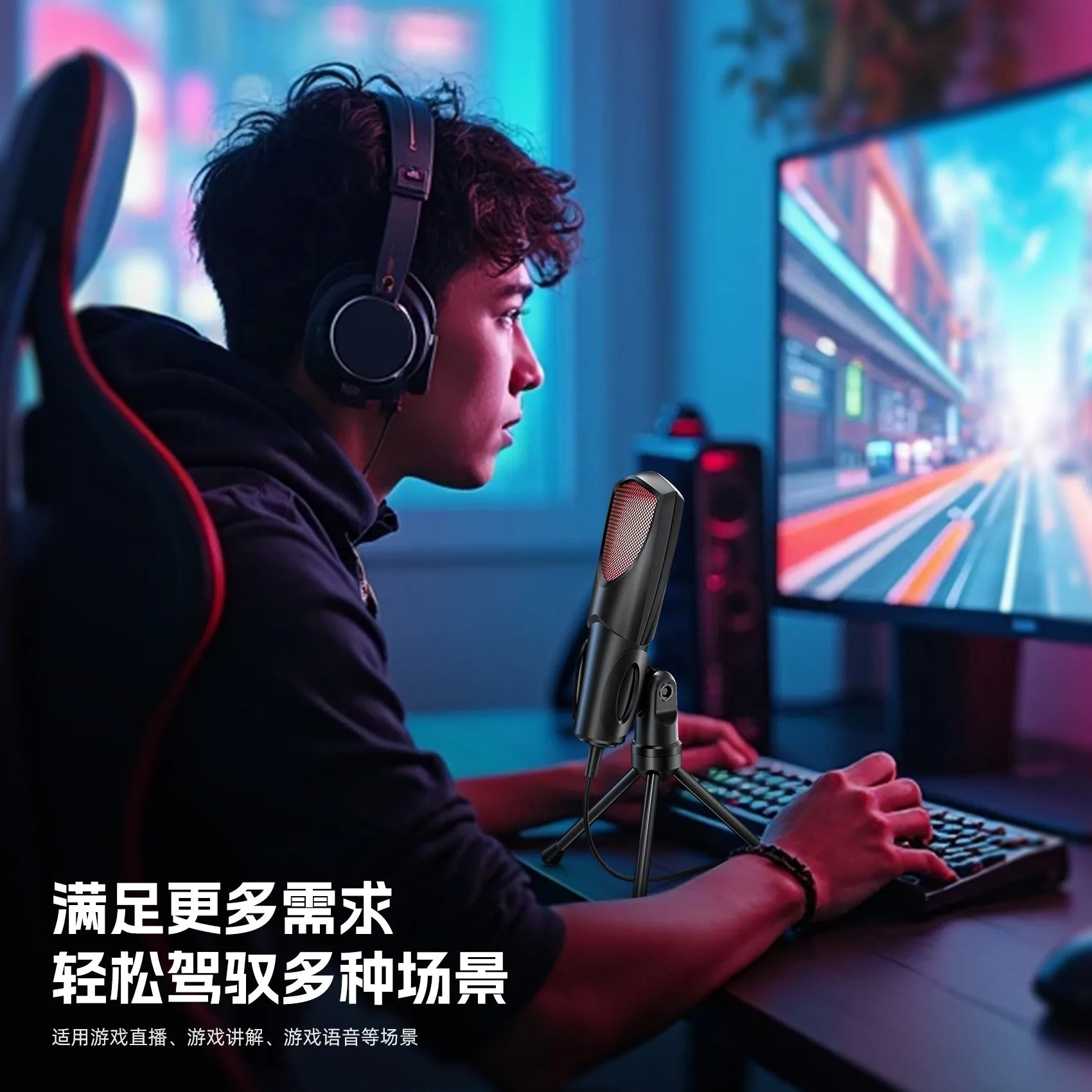New deepartner Gaming Microphone RGB
