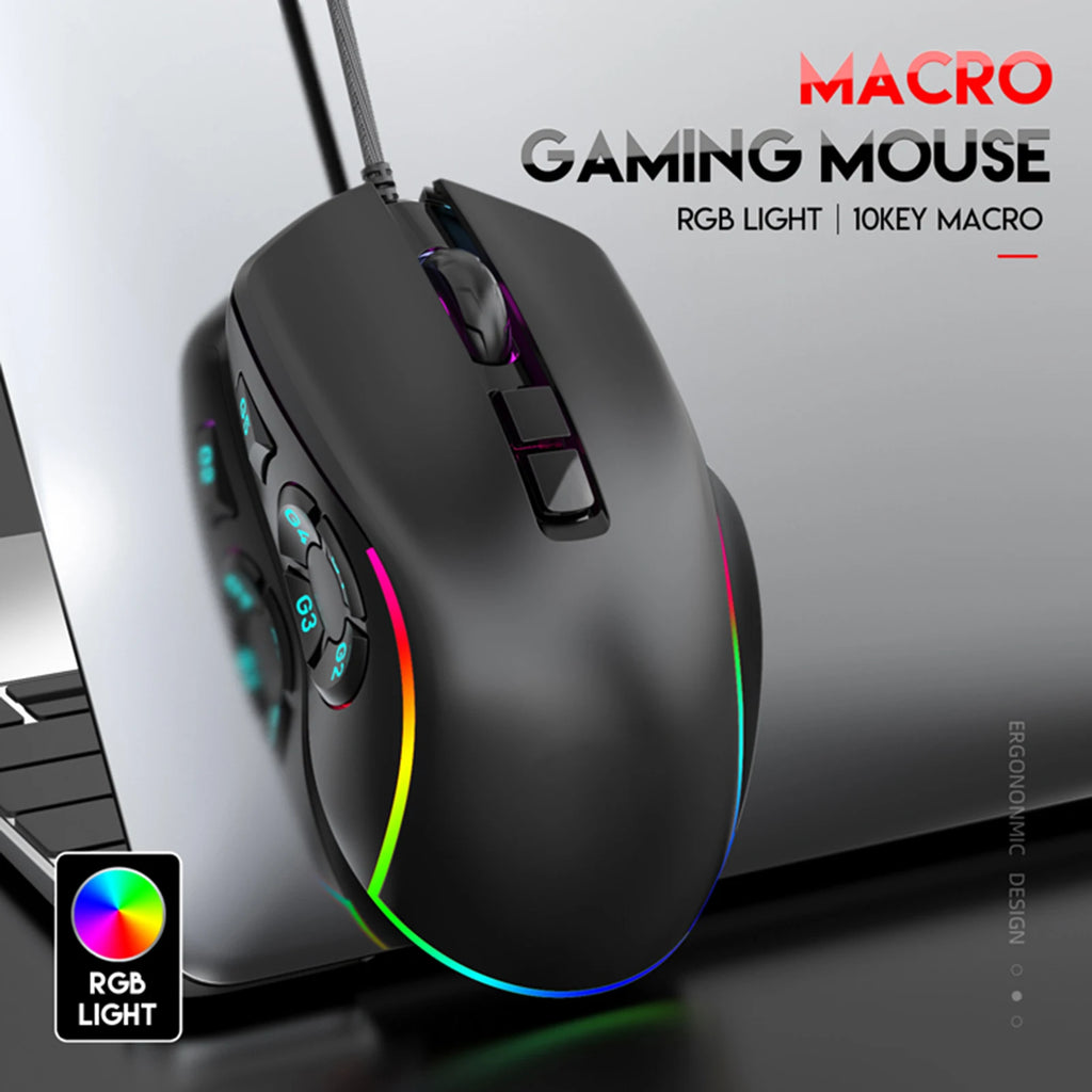 Mouse gaming with macro